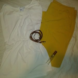 Asos Curve Cream Blouse